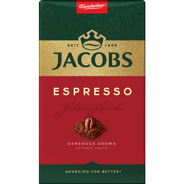 Фото - Кофе молотый Jacobs Espresso  450г