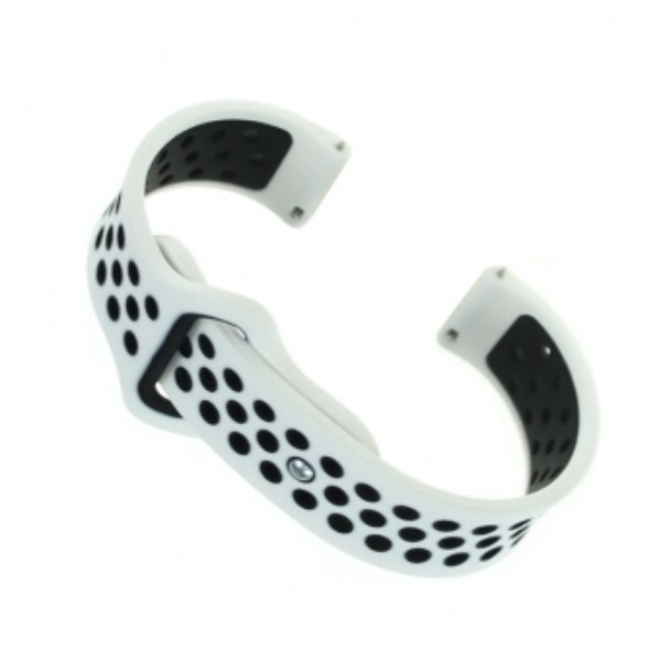 Фото - Ремінець для смарт-годинника BeCover Nike Style for Garmin Vivoactive 3/3 Music/Vivomove HR/Vivomove Black-White (705777)