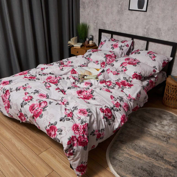 Фото - Комплект постільної білизни Moon&Star Бязь Gold Люкс Rose Whisper 143х210х2 нав. 2х40х60 (MS-820009720)