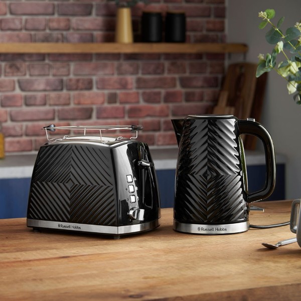 Фото - Електричний чайник Russell Hobbs 26380-70 Groove Black