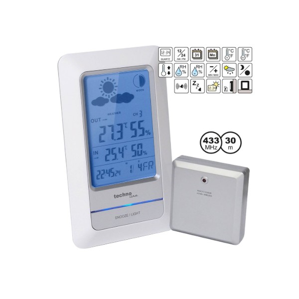 Фото - Метеостанция Technoline White/Silver (WS6740)