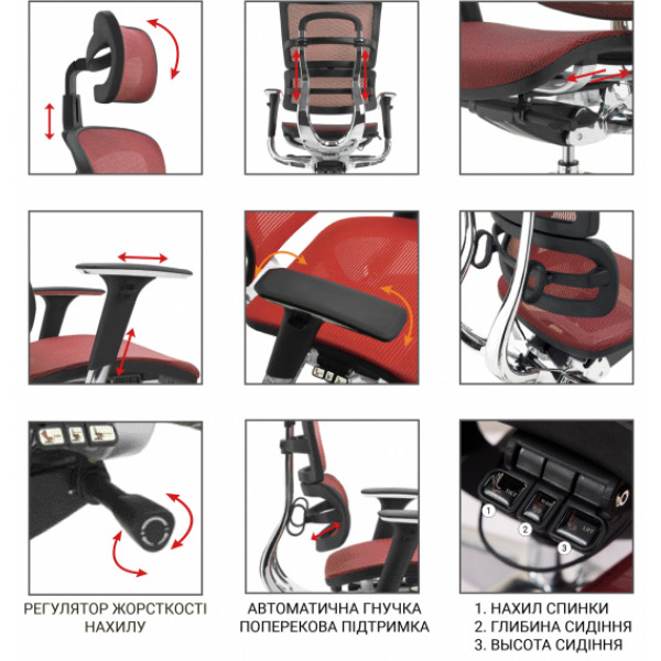 Фото - Крісло офісне GT Racer X-802 Black (W-21, B-41)