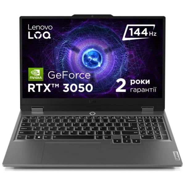 Фото - Ноутбук ігровий Lenovo LOQ 15IRX9 (83DV01KPRA) Luna Grey