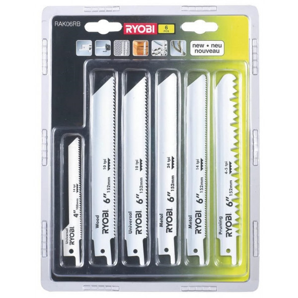 Фото - Полотно Ryobi RAK06RB 6 шт. (5132002547)