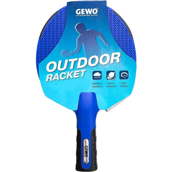 Фото - Ракетка для настільного тенісу Gewo Outdoor Blue FL (1017065001)