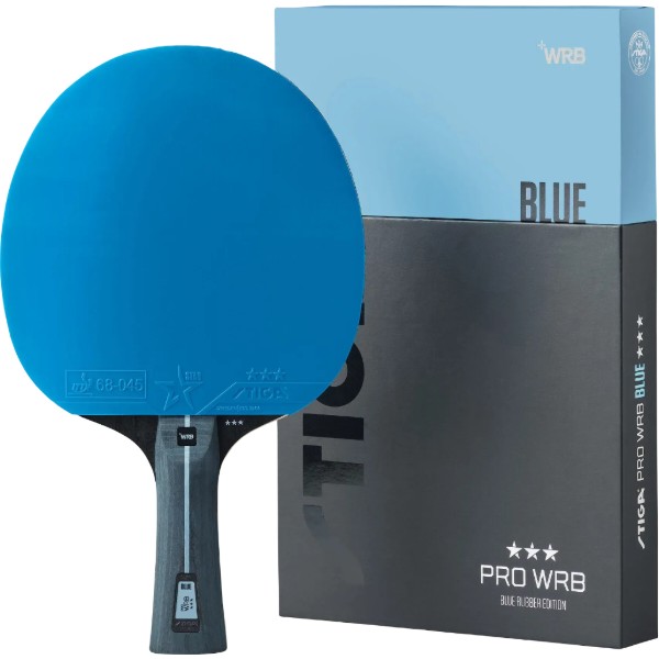 Фото - Ракетка для настольного тенниса Stiga Pro WRB Blue Edition 3 Star FL (1213-0006-01)