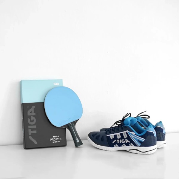 Фото - Ракетка для настольного тенниса Stiga Pro WRB Blue Edition 3 Star FL (1213-0006-01)