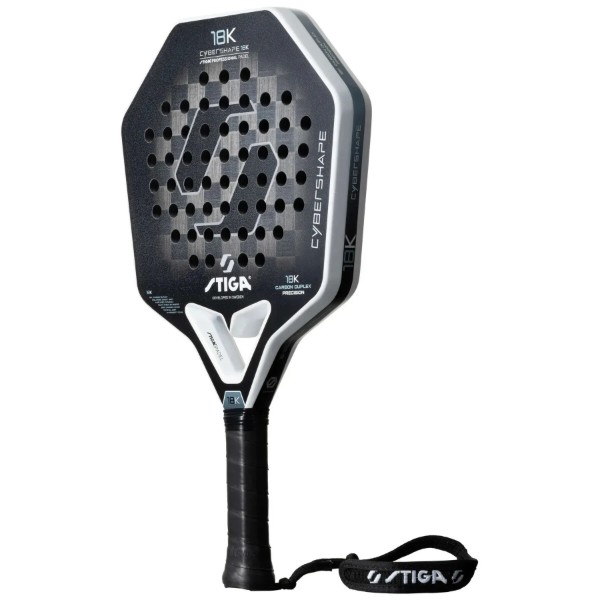 Фото - Ракетка для падел тенниса Stiga Racket Cybershape 18K (2202-1701-03)