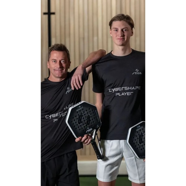 Фото - Ракетка для падел тенниса Stiga Racket Cybershape 18K (2202-1701-03)
