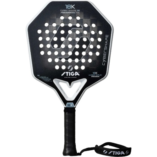 Фото - Ракетка для падел тенниса Stiga Racket Cybershape 18K (2202-1701-03)