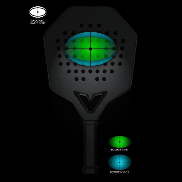 Фото - Ракетка для падел тенниса Stiga Racket Cybershape 18K (2202-1701-03)