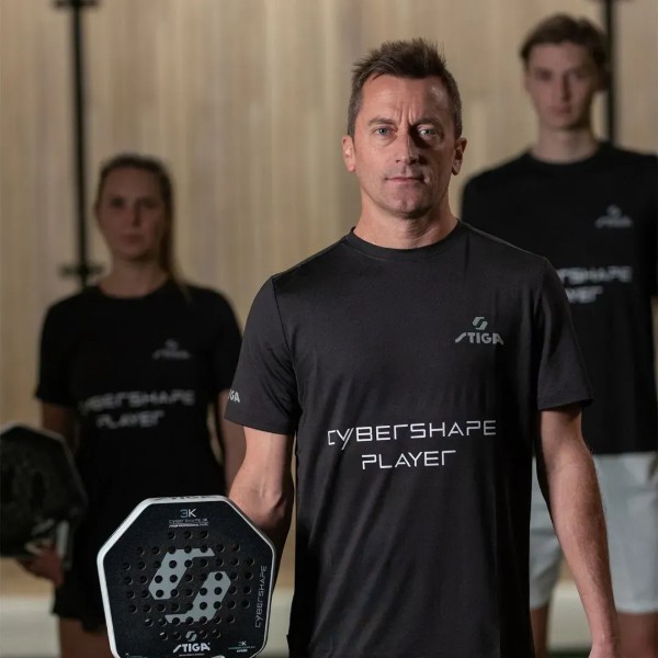 Фото - Ракетка для падел тенниса Stiga Racket Cybershape 18K (2202-1701-03)