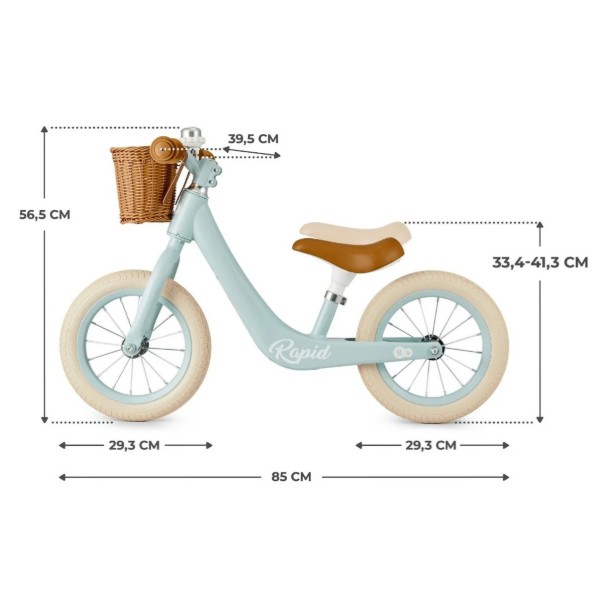 Фото - Беговел Kinderkraft Rapid 2 Blue Breeze (KRRAPI02BLU0000)