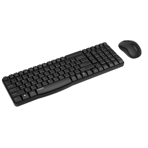Фото - Клавиатура+мышь беспроводная Rapoo X1800S Wireless Black