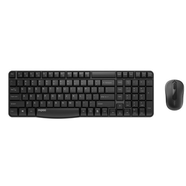 Фото - Клавиатура+мышь беспроводная Rapoo X1800S Wireless Black
