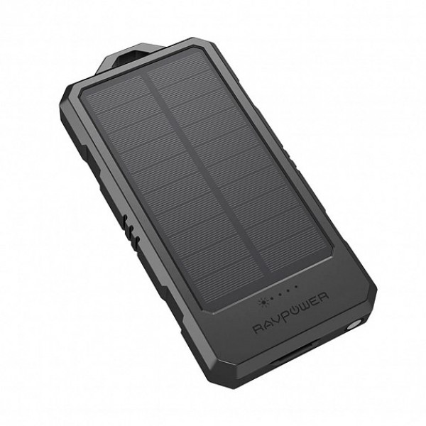Фото - Батарея мобільна RavPower 15000mAh Solar Portable Charger Waterproof Dustproof Shockproof (RP-PB124)