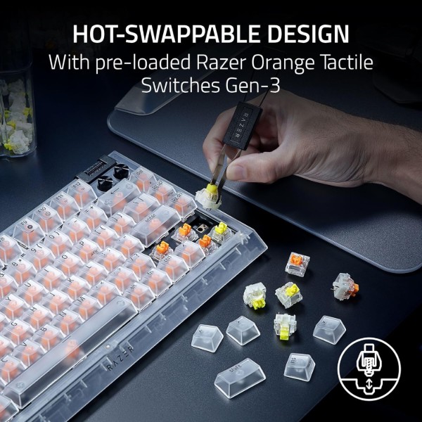 Фото - Клавиатура проводная игровая Razer BlackWidow V4 (RZ03-05003500-R3M1)