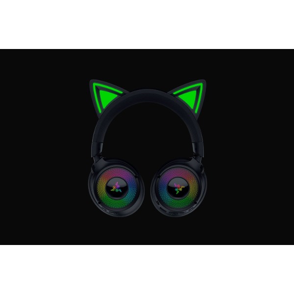 Фото - Гарнітура бездротова ігрова Razer Kraken Kitty V3 PRO Black (RZ04-05170300-R3M1)