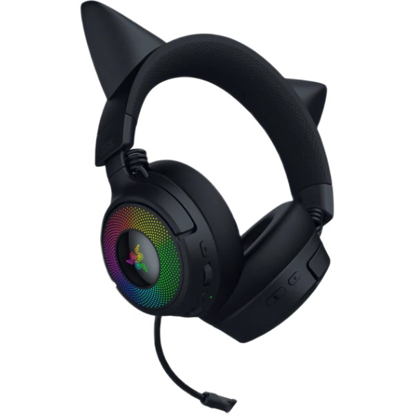 Фото - Гарнітура бездротова ігрова Razer Kraken Kitty V3 PRO Black (RZ04-05170300-R3M1)