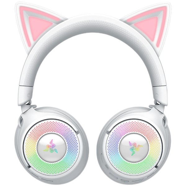 Фото - Гарнітура бездротова ігрова Razer Kraken Kitty V3 PRO White (RZ04-05170400-R3M1)