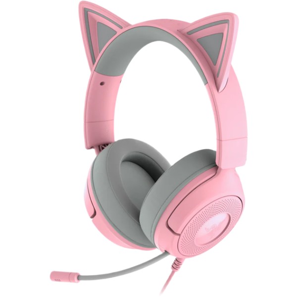 Фото - Гарнитура беспроводная игровая Razer Kraken Kitty V3 X Quartz (RZ04-05350100-R3M1)