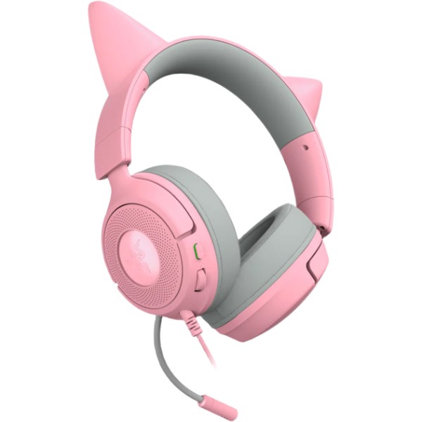 Фото - Гарнитура беспроводная игровая Razer Kraken Kitty V3 X Quartz (RZ04-05350100-R3M1)