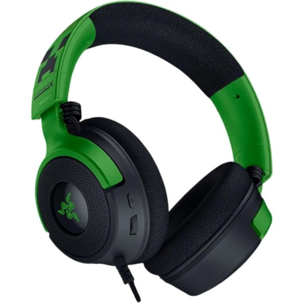 Фото - Гарнітура дротова ігрова Razer Kraken V4 X Minecraft Edition (RZ04-05180200-R3M1)