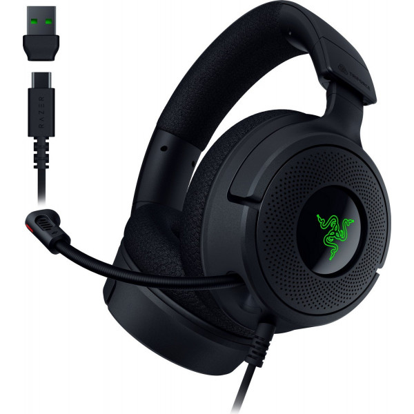Фото - Гарнитура проводная игровая Razer Kraken V4 X (RZ04-05180100-R3M1)