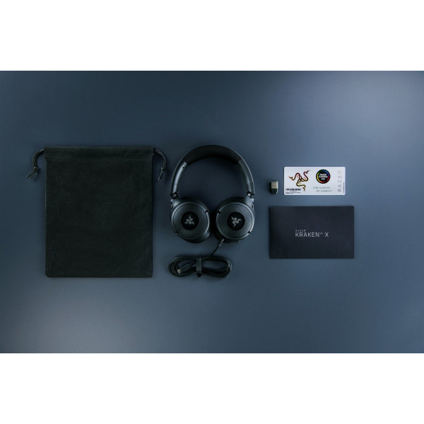 Фото - Гарнитура проводная игровая Razer Kraken V4 X (RZ04-05180100-R3M1)