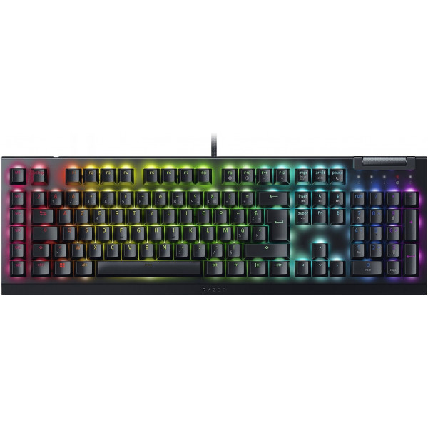 Фото - Клавіатура дротова ігрова Razer BlackWidow V4 X Green Switch RU (RZ03-04700800-R3R1)