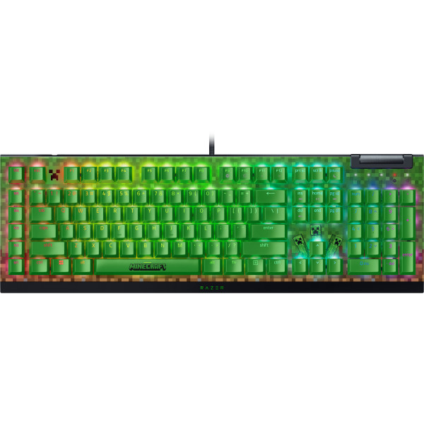 Фото - Клавиатура проводная игровая Razer BlackWidow V4 X Minecraft Edition (RZ03-04704100-R3M1) Фото - Клавиатура проводная игровая Razer BlackWidow V4 X Minecraft Edition (RZ03-04704100-R3M1)