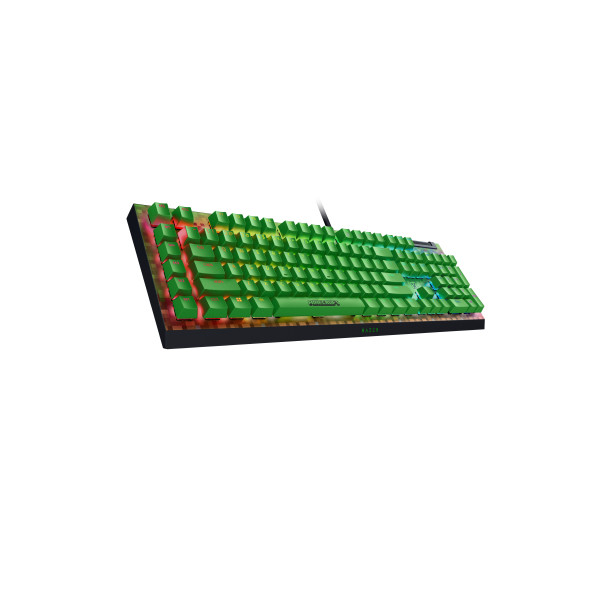 Фото - Клавиатура проводная игровая Razer BlackWidow V4 X Minecraft Edition (RZ03-04704100-R3M1)