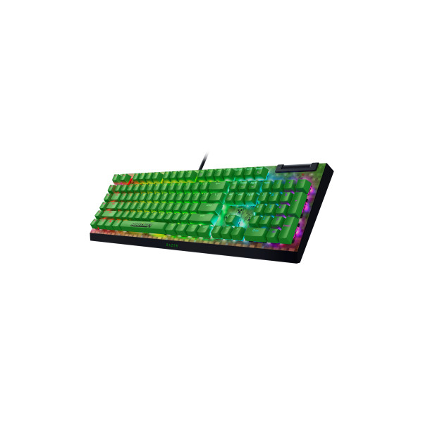 Фото - Клавиатура проводная игровая Razer BlackWidow V4 X Minecraft Edition (RZ03-04704100-R3M1)