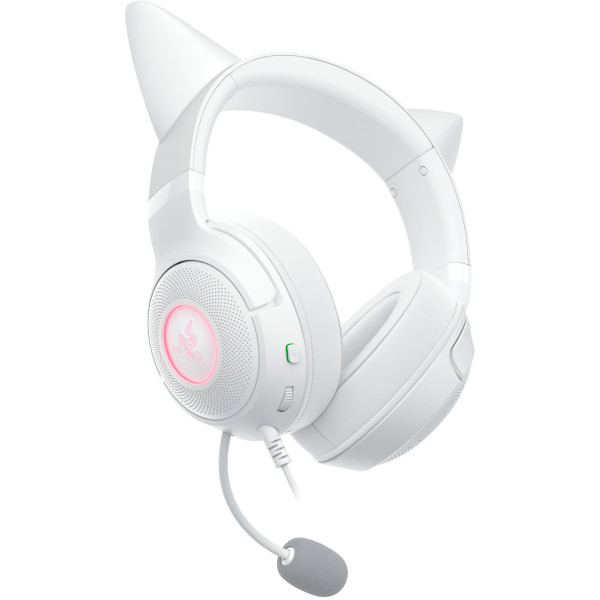 Фото - Гарнітура дротова ігрова Razer Kraken Kitty V2 White (RZ04-04730600-R3M1)