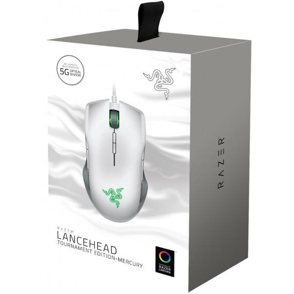 Фото - Мышь проводная Razer Lancehead Tournament Mercury Edition USB White (RZ01-02130200-R3M1)