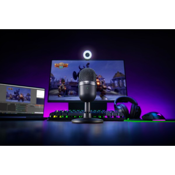 Фото - Микрофон для компьютера проводной Razer Seiren mini  (RZ19-03450100-R3M1)