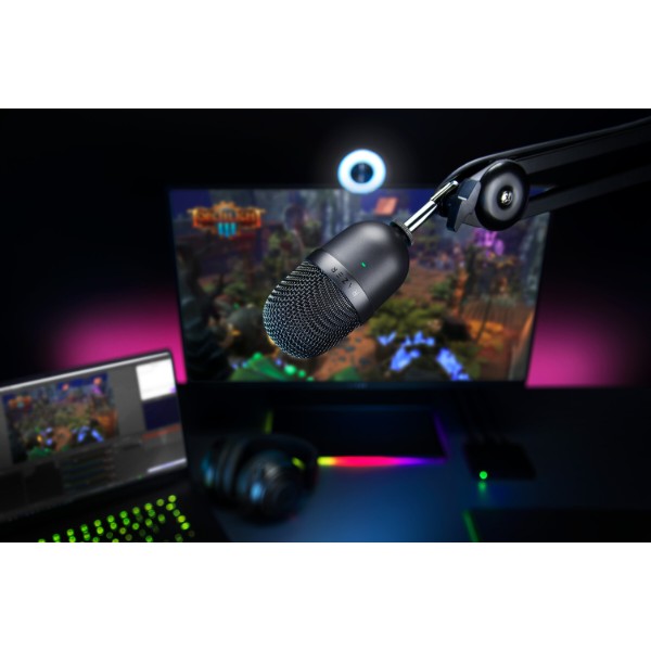Фото - Микрофон для компьютера проводной Razer Seiren mini  (RZ19-03450100-R3M1)