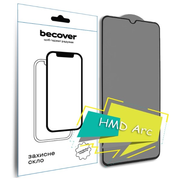 Фото - Защитное стекло для смартфона BeCover for HMD Arc Black (713412) Фото - Защитное стекло для смартфона BeCover for HMD Arc Black (713412)