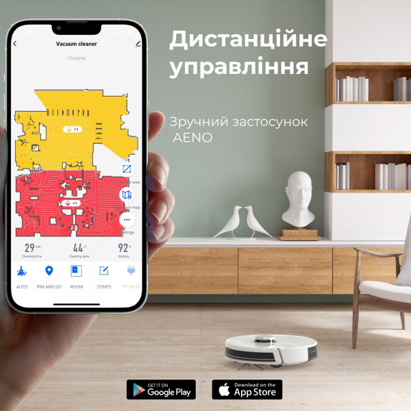 Фото - Робот-пилосос миючий AENO RC2S (ARC0002S)