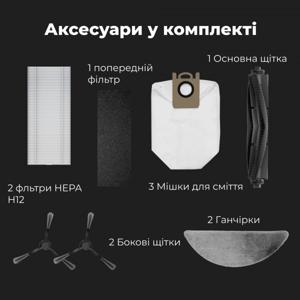 Фото - Робот-пилосос миючий AENO RC4S (ARC0004S)