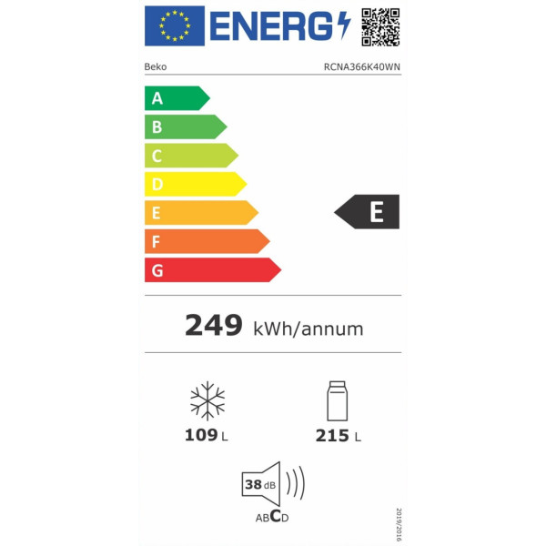 Фото - Холодильник Beko RCNA366K40WN