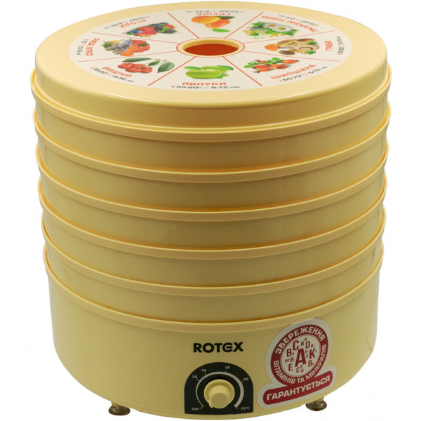 Фото - Сушарка для фруктів та овочів Rotex RD620-Y