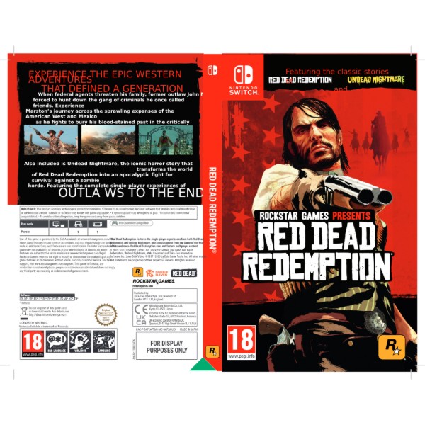 Фото - Игровой диск PS4 Red Dead Redemption Remastered