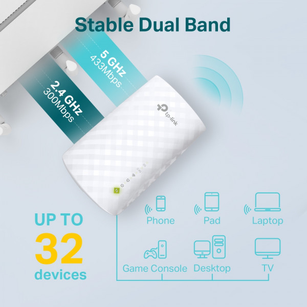 Фото - Підсилювач бездротового сигнала TP-Link RE220
