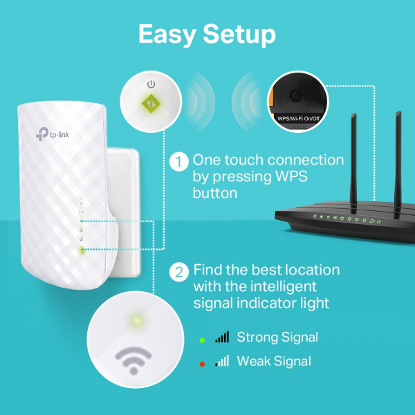 Фото - Підсилювач бездротового сигнала TP-Link RE220