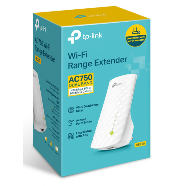 Фото - Підсилювач бездротового сигнала TP-Link RE220