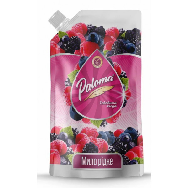 Фото - Рідке мило для рук Paloma Соковита ягода 500 мл (PE51400)