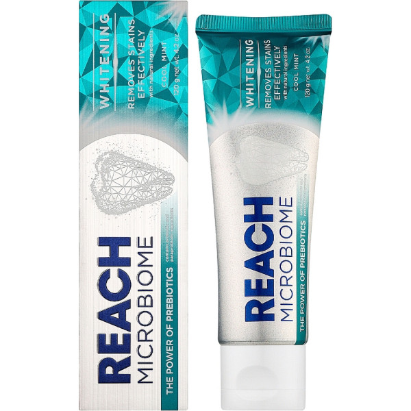 Фото - Зубна паста Reach Microbiome Whitening Toothpaste 120 г (8801051218657)
