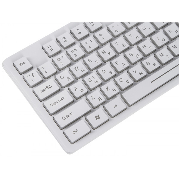 Фото - Клавіатура дротова REAL-EL Comfort 7070 White USB