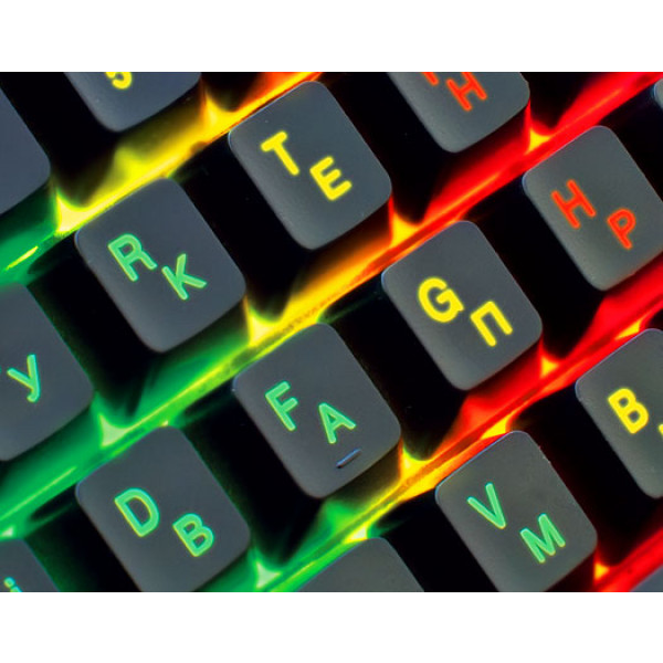 Фото - Уцінка - Клавіатура дротова ігрова REAL-EL Comfort 7090 Backlit USB Black #